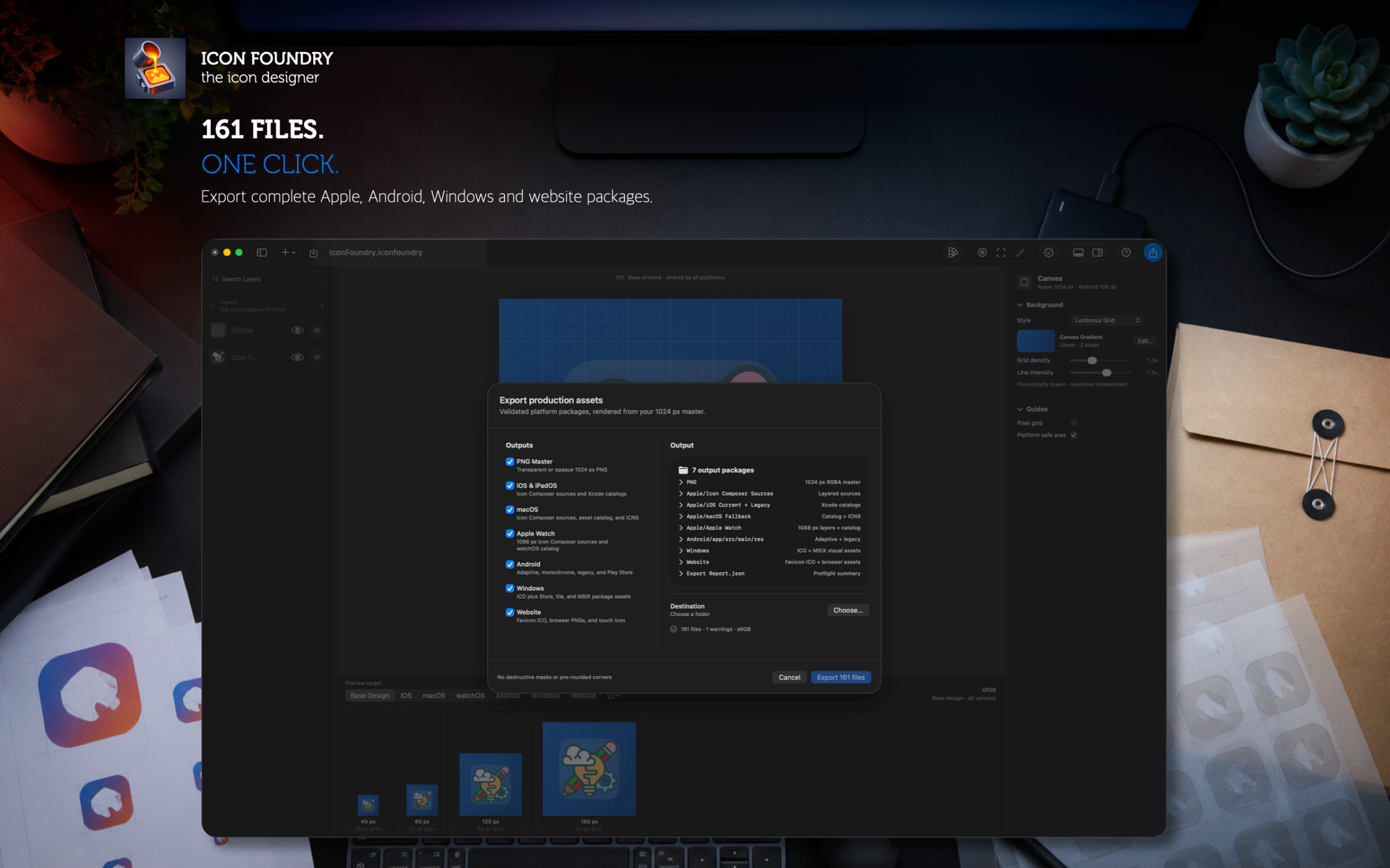 Icon Foundry screenshot 9 showing app interface and workflow